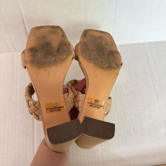 Lulu’s Louella Light Nude High Heel Sandals - Picture 13 of 16